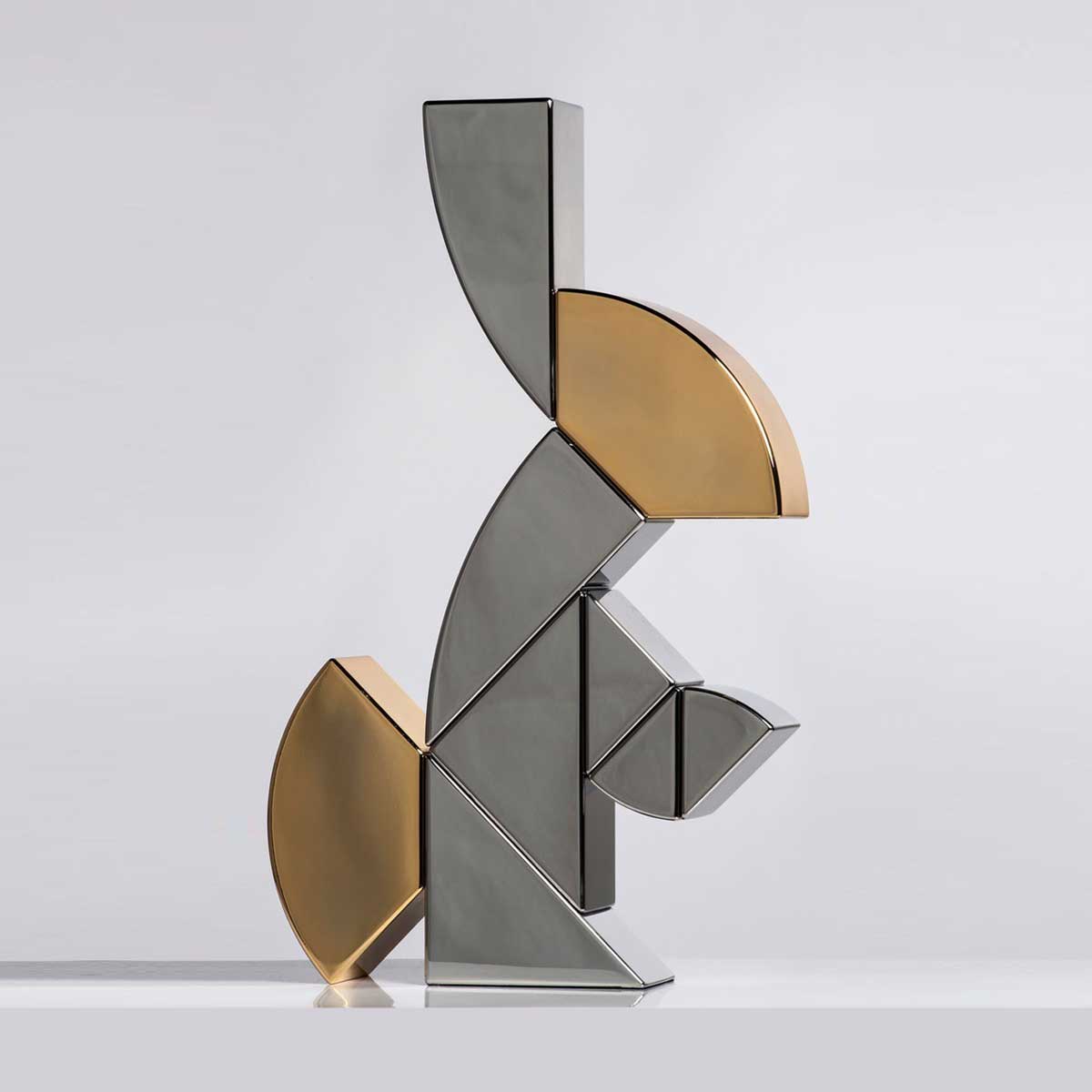 polished stainless steel sculpture