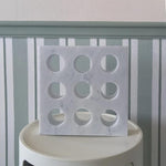 Nine Marble Dots - Handmade shelf sculpture in marble by Fp Art Collection - Fp Art Online