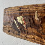 Orme - Timber wall sculpture, mixed technique by Guerra Serena - Fp Art Online