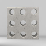 Nine Marble Dots - Handmade shelf sculpture in marble by Fp Art Collection - Fp Art Online