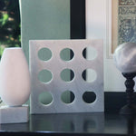 Nine Marble Dots - Handmade shelf sculpture in marble by Fp Art Collection - Fp Art Online