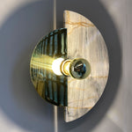 Levante Moon  - Brass and onyx wall sconce by Matlight Milano - Fp Art Online