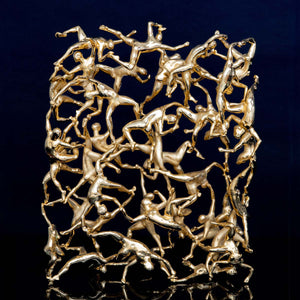 The Wall #1 - Bronze sculpture by Bonaventura Mauro - Fp Art Online