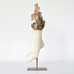 Anima Sacra - Bronze and white Carrara marble sculpture by Lucarini Valentina Orejon - Fp Art Online