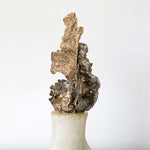 Anima Sacra - Bronze and white Carrara marble sculpture by Lucarini Valentina Orejon - Fp Art Online