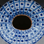 Blue Dots - Handcrafted ceramic vase by Onofrio Acone - Fp Art Online