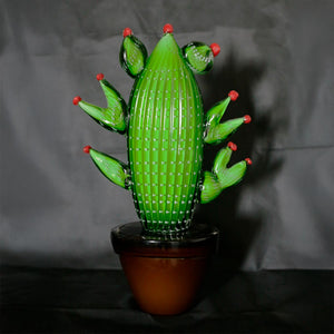 Cactus Large - Blown Murano glass sculpture by Fp Art Collection - Fp Art Online