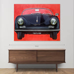 Porsche 356 Black by Casali Monica - Fp Art Online