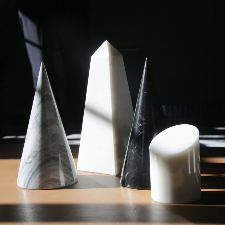 Marble Pyramid - Marble shelf objects by Fp Art Collection - Fp Art Online