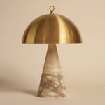 Funghetto - Brass and alabaster table lamp by Matlight Milano - Fp Art Online