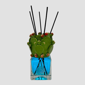 Prickly Pear - Handmade ceramic and glass room fragrance diffuser by Battista Emanuela - Fp Art Online