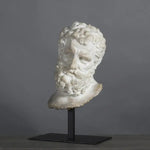 Hercules Head - Fragmentary version as found during archaeological excavations by Vintage Treasures - Fp Art Online