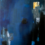 Indigo - Oil on canvas by Romanengo Laura - Fp Art Online