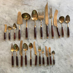 Italian Cutlery Vintage Set for 12 (1970) supplied on Baglietto Yacht by Fp Art Tableware - Fp Art Online