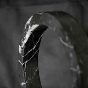 Orbital Circle - Handmade shelf sculpture in marble by Fp Art Collection - Fp Art Online