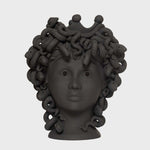 Medusa - Matt finished terracotta vase by Boemi Stefania - Fp Art Online