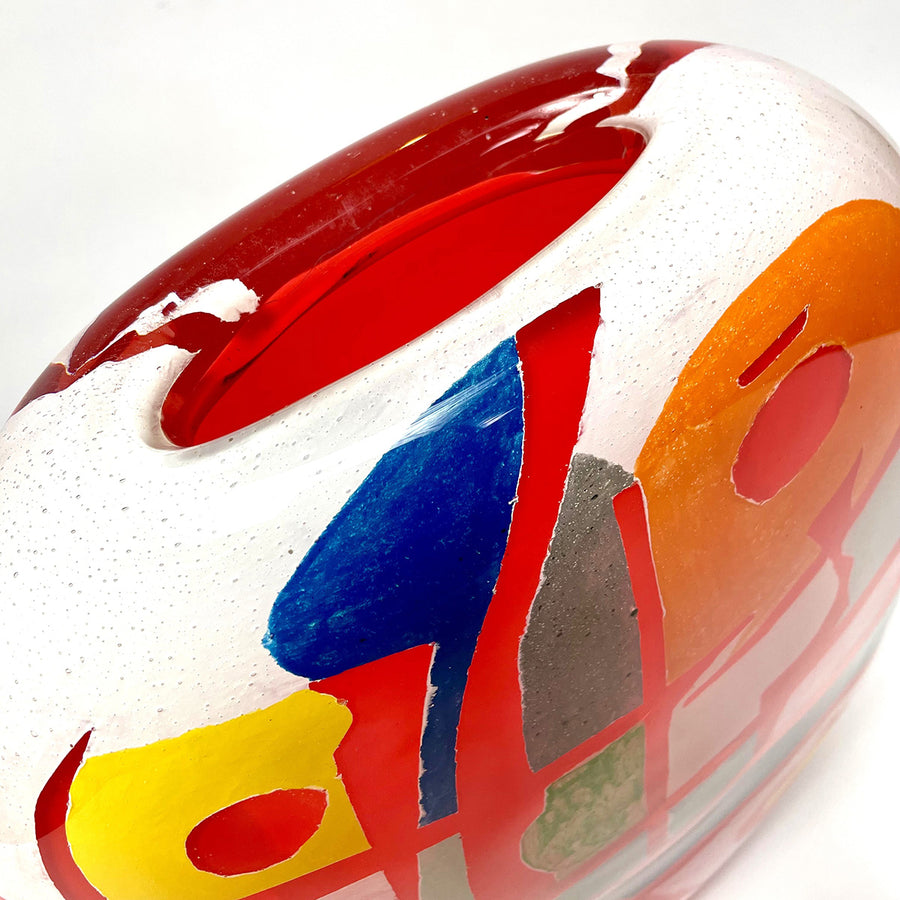 Nowhere - Blown glass vase by Loumani Ada - Fp Art Online