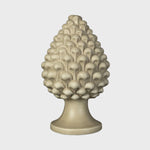 Pine Cone Earthy - Ceramic sculpture, glazed by immersion by Agaren - Fp Art Online