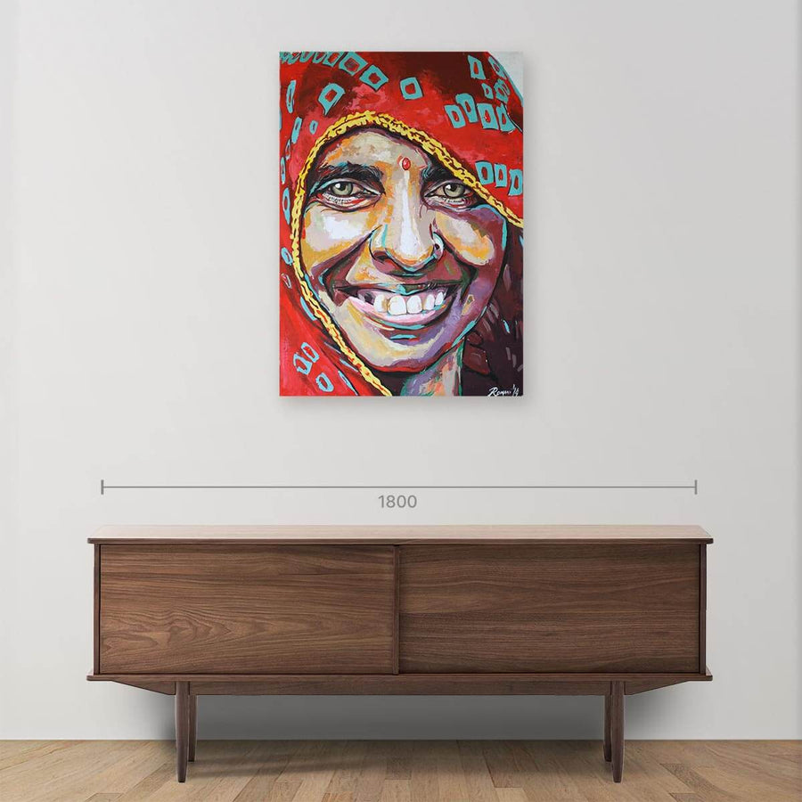 Sorriso Hindu by Romani Marianna - Fp Art Online