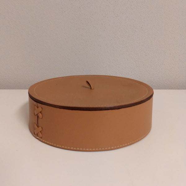 Rope Leather Box with lid