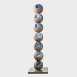 Sette Lune - Stoneware sculpture fired at 100° by Plaka Ylli - Fp Art Online