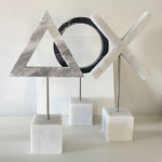 Orbital X - Handmade shelf sculpture in marble by Fp Art Collection - Fp Art Online