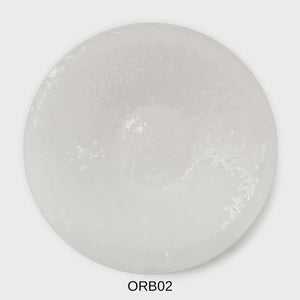 "Soffione Bianco" Dining Set, Silk Murano plates by Fp Art Tableware - Fp Art Online