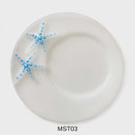 "Stella di Mare" Dining Set, Silk Murano plates by Fp Art Tableware - Fp Art Online