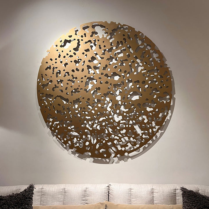 Sun - Corten laser cutting sculpture by FG by Faravelli - Fp Art Online