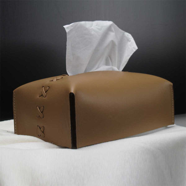 Leather Tissue Box