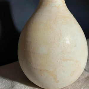 Ivory Vase - Traditional Chinese ivory porcelain vase by Vintage Treasures - Fp Art Online