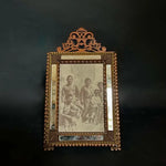 Tramp Art - Rare early 20th century photo frame by Vintage Treasures - Fp Art Online