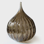 VSM08 - Murano glass blown vase, "bullicante" and ribbed by Fp Art Collection - Fp Art Online