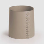 Leather Bin - Handmade waste bin by Fp Art Collection - Fp Art Online