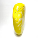 Yellow - Blown glass vase by Loumani Ada - Fp Art Online