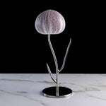 Amour Violet - English curly on a stainless steel frame by Maritime Objects - Fp Art Online