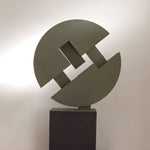 Deep Space - Circular steel sculpture by Cubeddu Giorgio - Fp Art Online