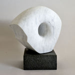 Dentro L'Anima - White Carrara marble sculpture by Sarandrea Monica - Fp Art Online