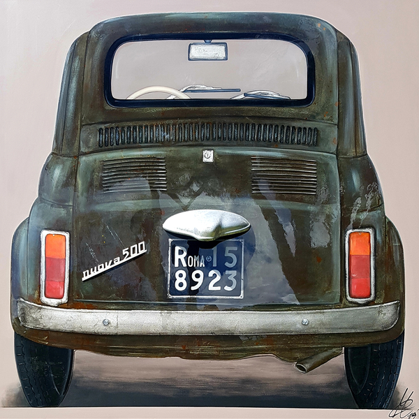 Fiat 500 Rusty Green