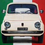 Fiat 500 Times Italy by Casali Monica - Fp Art Online