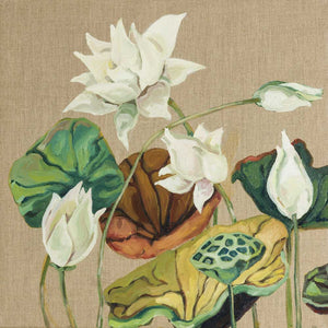 Lotus Flowers (Triptych)