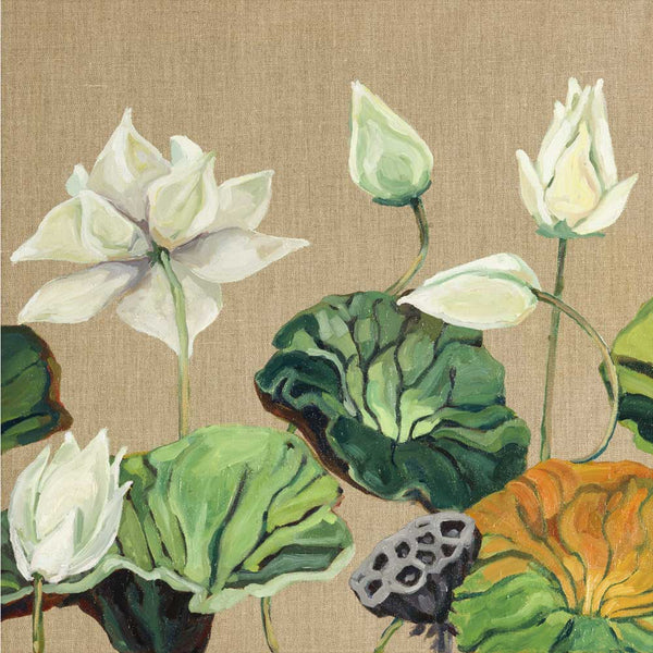 Lotus Flowers (Triptych)