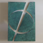 Genesis 2 - Oil on steel, wall sculpture by Cubeddu Giorgio - Fp Art Online