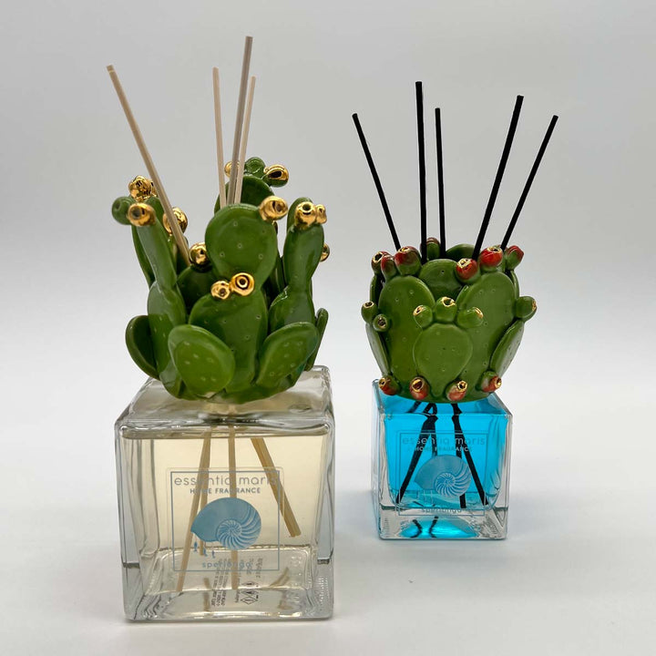 Prickly Pear - Handmade ceramic and glass room fragrance diffuser by Battista Emanuela - Fp Art Online