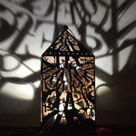 Marrakech - White powder coated steel lantern by Benetta Enrico - Fp Art Online