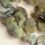 Nature Meetings - Wood, green copper and white patina sculpture by Branca Mario - Fp Art Online