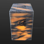 Nuvolato - Table lamp made of Bardiglio Nuvolato marble by Pucci Donato - Fp Art Online