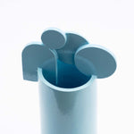 Occhi della Madonna - Light blue glazed bubble family ceramic vase by CuoreCarpenito - Fp Art Online