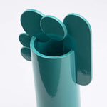 Sardinia - Turquoise glazed bubble family ceramic vase by CuoreCarpenito - Fp Art Online