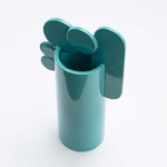 Sardinia - Turquoise glazed bubble family ceramic vase by CuoreCarpenito - Fp Art Online